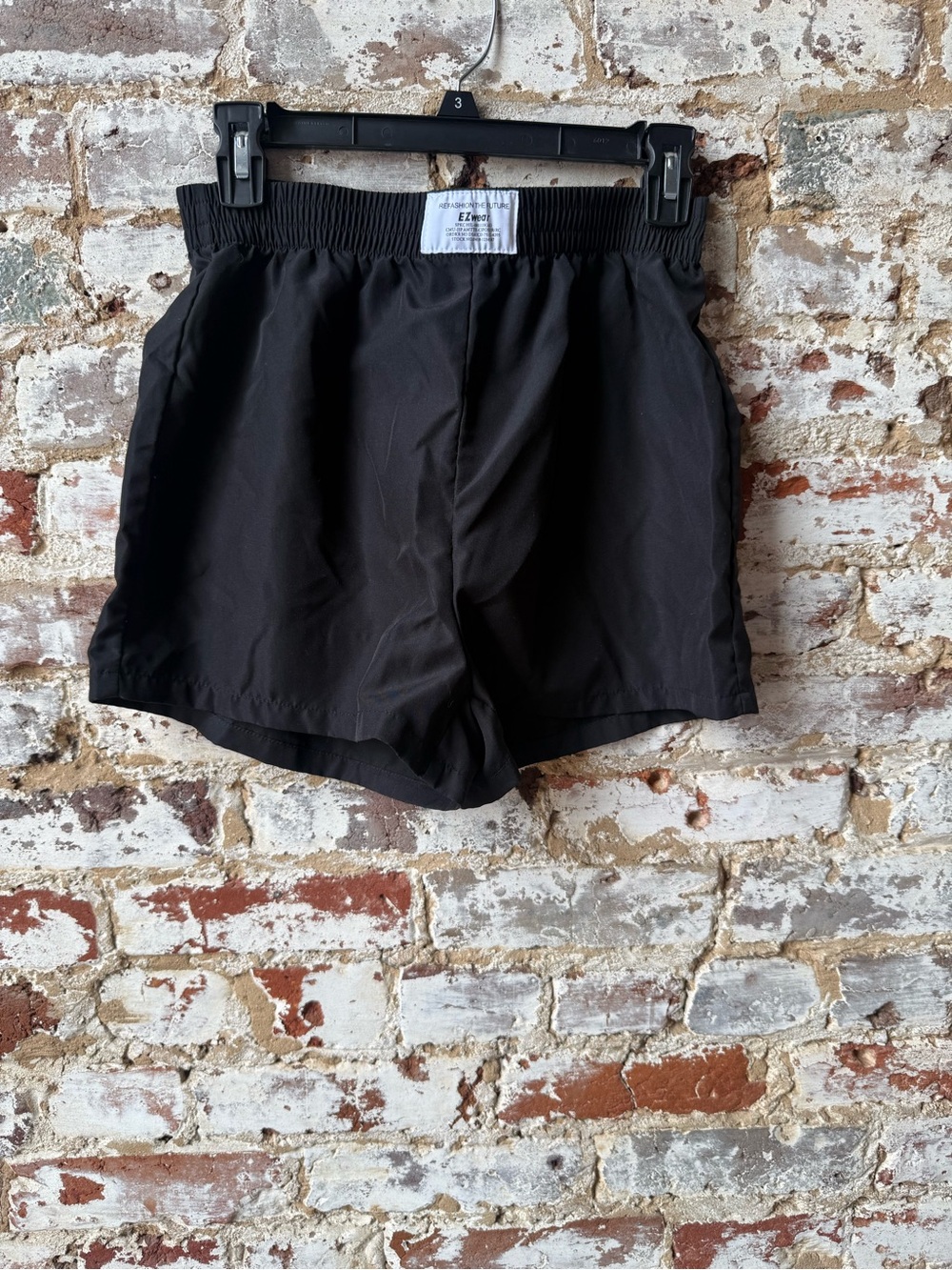SHEIN Black Athletic Running Shorts